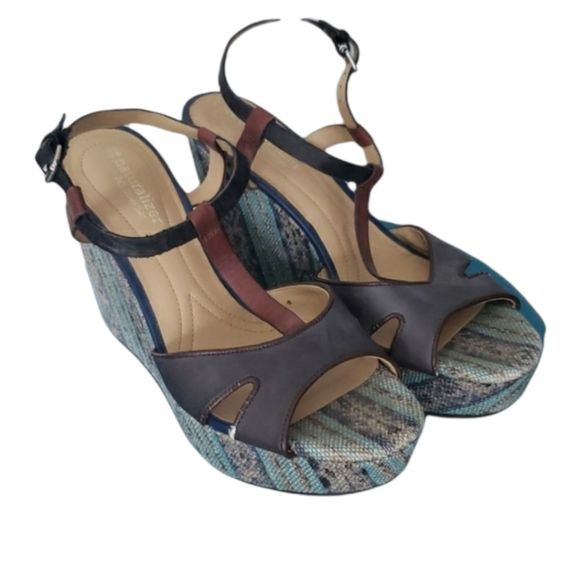 Naturalizer Shoes - 𝅺NATURALIZER N5 comfort sandal blue brown 8.5